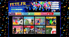 Desktop Screenshot of fete.fr