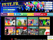Tablet Screenshot of fete.fr